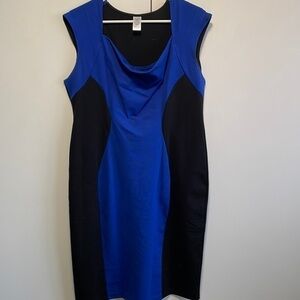 Black and blue flattering dress size Xl